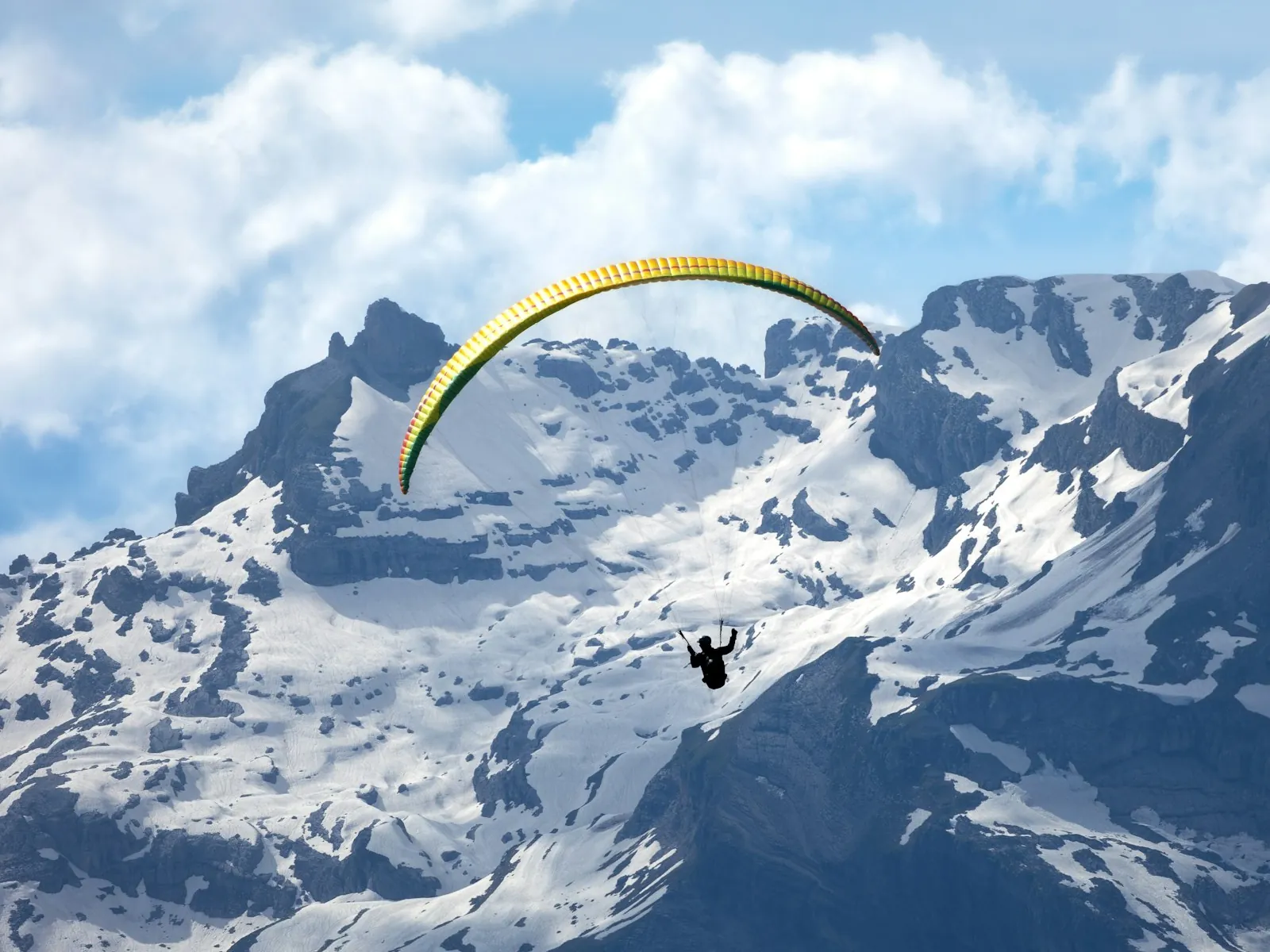 Escrow-protected paragliding gear marketplace